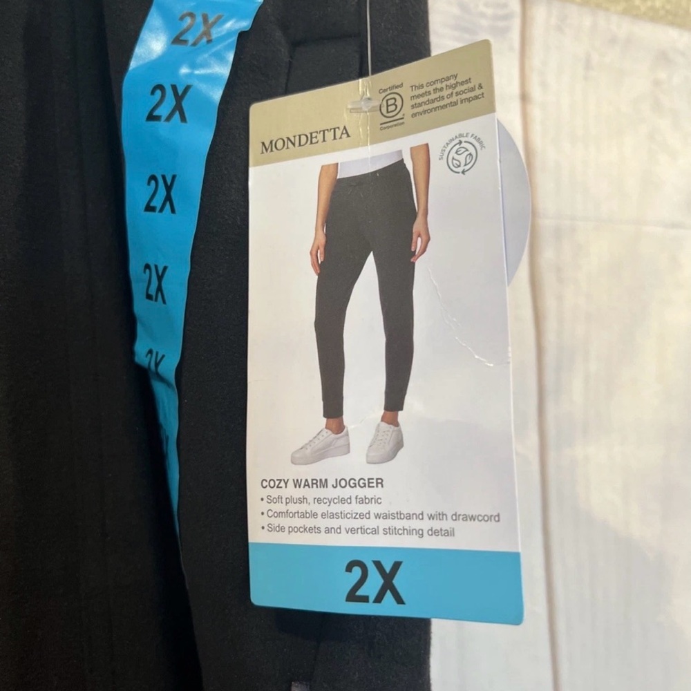 Mondetta Black Fleece Joggers